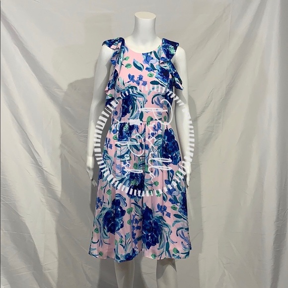 NWT Lilly Pulitzer Rory Midi Dress Sweet Pea - Picture 5 of 9